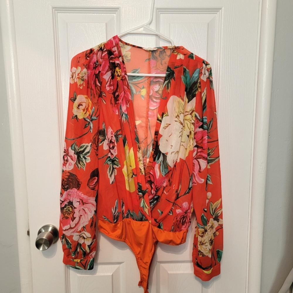 Floral bodysuit